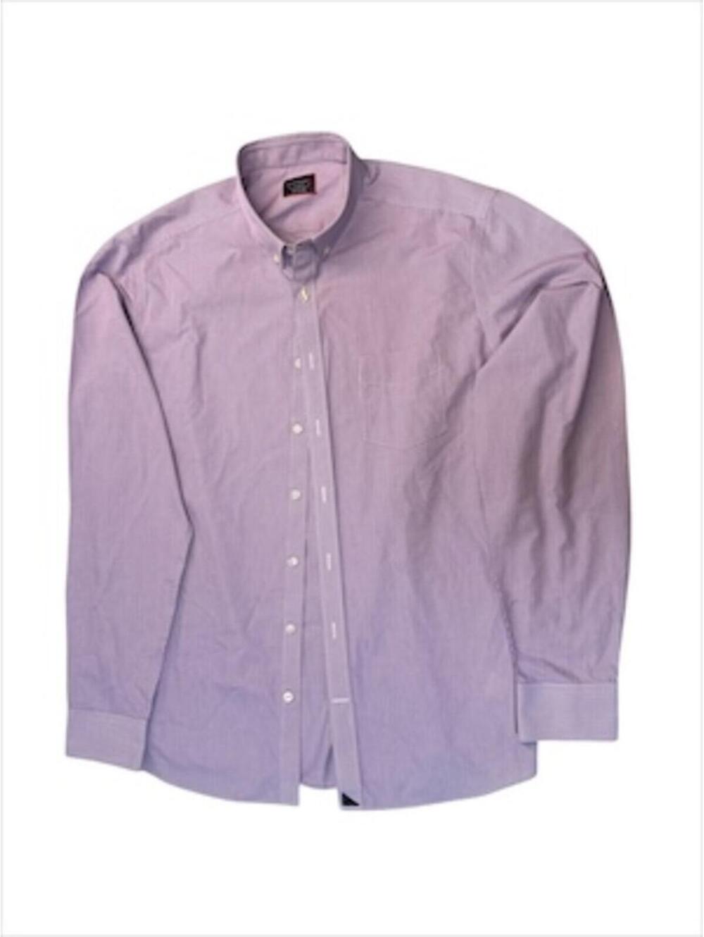 UntuckIT Purple mini plaid button down